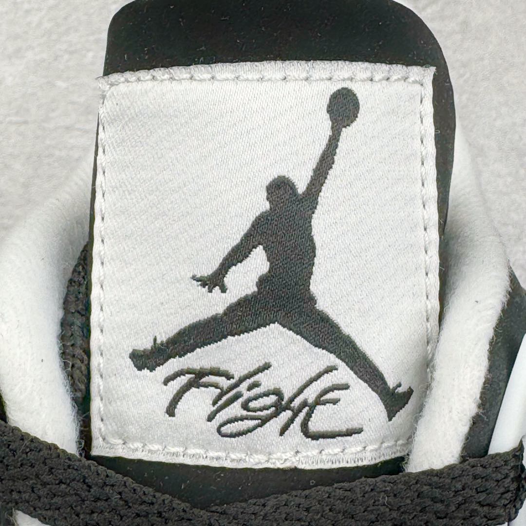 图片[12]-＃F版 Air Jordan AJ4 Retro \\\” Fear \\\” 黑白恐惧 复刻2024版 FQ8138-002 大厂出品 全头层加持 原鞋原楦原纸板同源开发 完美呈现乔4的版型 内侧正确双色网格 还原细节 原厂皮料 正确气垫颜色 正确网格工艺 正确拉帮工艺 全鞋原装材料制作 原档案原模具打造 支持全方位与正品对比 尺码：36 36.5 37.5 38 38.5 39 40 40.5 41 42 42.5 43 44 44.5 45 46 47.5-选品中心