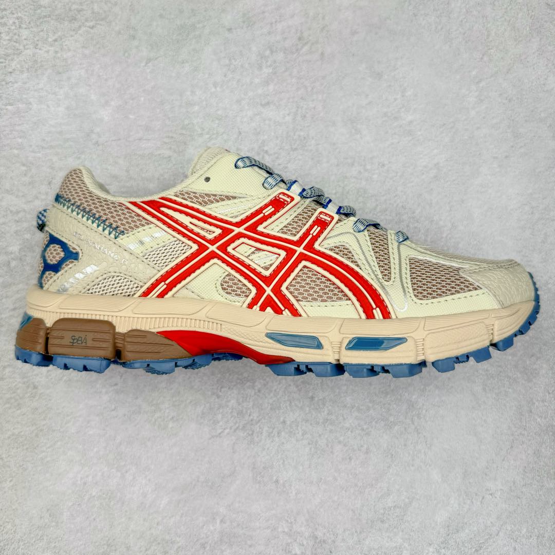 ＃PB纯原 ASICS GEL-KAHANA K8 亚瑟士越野跑步鞋抓地稳定运动鞋缓震耐磨跑鞋 GEL-KAHANA系列为实用级越野跑鞋 融合机能和户外潮流强势回归 核心科技GEL内置于后跟 配合SPEVA弹性中底 减轻落地时地面对脚部的冲击力 中底内侧DYNAMIC DUOMAX 双密度防倾斜装置和中足补强结构 以及后跟几何形状构造 多方面支撑保护 AHAR耐磨橡胶大底 配合沟槽纹路设计 增强抓地力 后足GEL缓冲系统 减轻冲击时的冲击 实现平稳过渡 Trusstic系统 减少鞋底的重量 同时保留了鞋子结构的完整性 尺码：36 37 37.5 38 39 39.5 40 40.5 41.5 42 42.5 43.5 44 44.5 45-选品中心