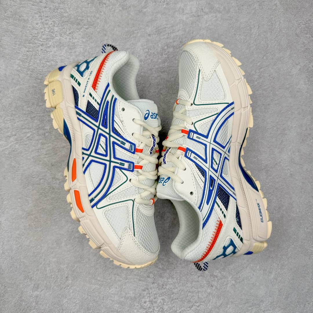 图片[3]-＃PB纯原 ASICS GEL-KAHANA K8 亚瑟士越野跑步鞋抓地稳定运动鞋缓震耐磨跑鞋 GEL-KAHANA系列为实用级越野跑鞋 融合机能和户外潮流强势回归 核心科技GEL内置于后跟 配合SPEVA弹性中底 减轻落地时地面对脚部的冲击力 中底内侧DYNAMIC DUOMAX 双密度防倾斜装置和中足补强结构 以及后跟几何形状构造 多方面支撑保护 AHAR耐磨橡胶大底 配合沟槽纹路设计 增强抓地力 后足GEL缓冲系统 减轻冲击时的冲击 实现平稳过渡 Trusstic系统 减少鞋底的重量 同时保留了鞋子结构的完整性 尺码：36 37 37.5 38 39 39.5 40 40.5 41.5 42 42.5 43.5 44 44.5 45-选品中心
