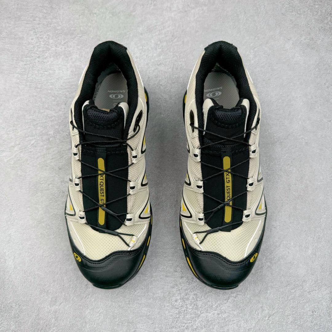 图片[2]-＃X版 Salomon XT-QUEST ADV 萨洛蒙潮流越野机能户外功能鞋 纯原外贸平台特供订单 耗时半年巨作 全套原纸板楦头开发 原厂特供网布配套加持 确保原汁原味 完美呈现版型 原档数据独家私模五层组合大底 男女鞋同步官方开发至46.5 原装Ortholite轻量化鞋垫 中底布带钢印编号 原厂TPU锁扣 进口港宝加持 后跟自然饱满 还原公司包裹性 基于 SALOMON 初代 XT 鞋身造型并搭载 4D ADVANCED CHASSIS™ 大底打造而成 为这款 XT-QUEST 带来了多项足部控制与保护等功能性 如在运动过程中控制左右晃动的过程而提高稳定性、改善长途越野过程中足中到足尖的过渡、提高感知岩石的精确度以抵抗尖锐物体对脚底的伤害以及采用动态缓冲来增强穿着舒适感 从而减轻疲劳感 使 XT-QUEST 成为一双舒适且安全的户外之履 尺码：36 36.5 37.5 38 38.5 39 40 40.5 41 42 42.5 43 44 44.5 45 46 46.5-选品中心