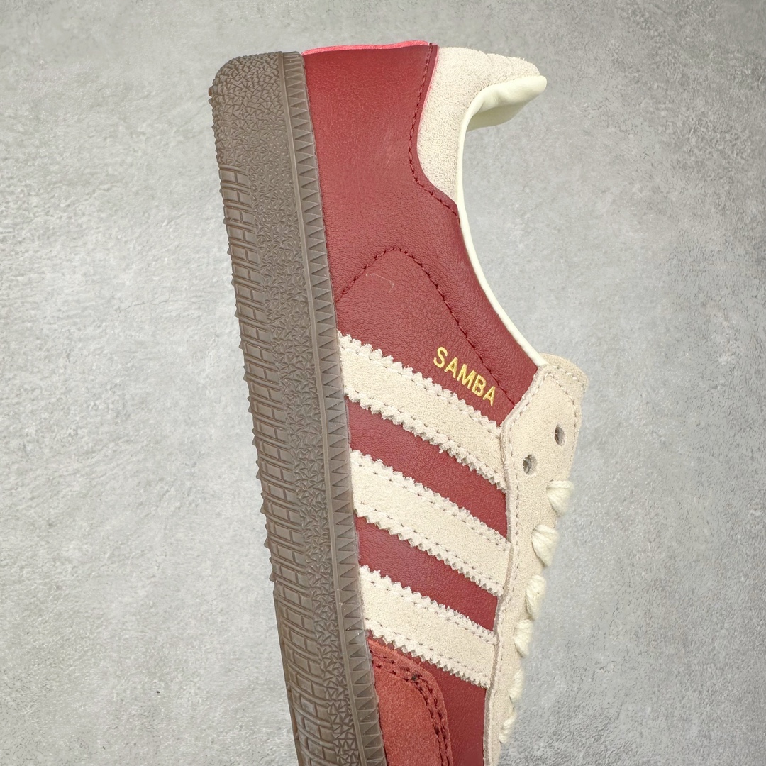 图片[6]-AD Original Samba OG 复古经典轻便板鞋 JI3216 这款桑巴鞋展示了高质量的工艺 带有装饰的超锁缝制和无缝的手感 柔软、柔软的皮革造型和标志性的3条纹完成了精致的外观 正规合身鞋带 鞋面上有绒面鞋垫 橡胶鞋底 享受正畸套筒软感 自50年代首次亮相以来就一直在赢得粉丝的青睐 尺码：36 36.5 37.5 38 38.5 39 40 40.5 41 42 42.5 43 44 44.5 45-选品中心