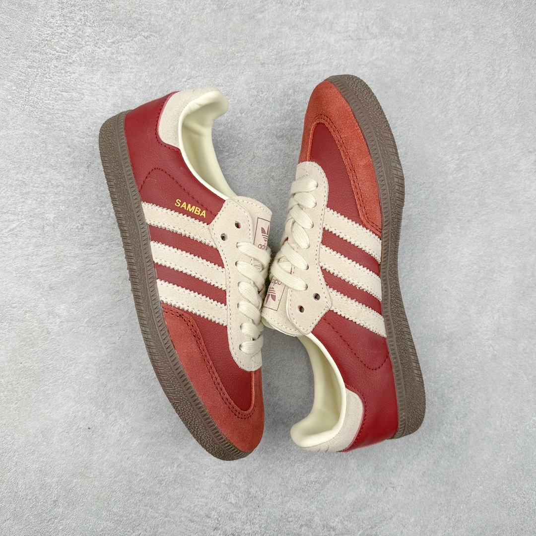 图片[3]-AD Original Samba OG 复古经典轻便板鞋 JI3216 这款桑巴鞋展示了高质量的工艺 带有装饰的超锁缝制和无缝的手感 柔软、柔软的皮革造型和标志性的3条纹完成了精致的外观 正规合身鞋带 鞋面上有绒面鞋垫 橡胶鞋底 享受正畸套筒软感 自50年代首次亮相以来就一直在赢得粉丝的青睐 尺码：36 36.5 37.5 38 38.5 39 40 40.5 41 42 42.5 43 44 44.5 45-选品中心