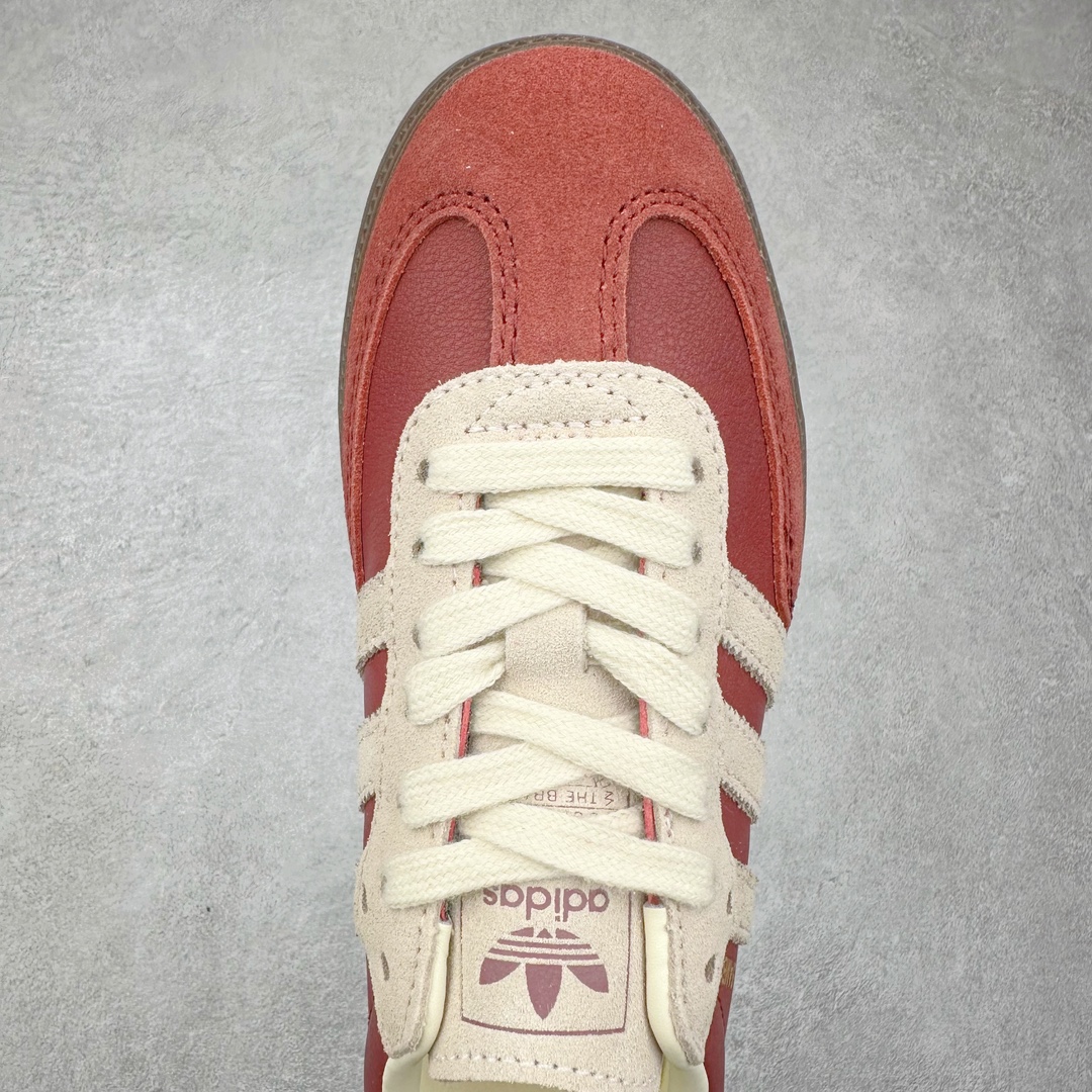 图片[4]-AD Original Samba OG 复古经典轻便板鞋 JI3216 这款桑巴鞋展示了高质量的工艺 带有装饰的超锁缝制和无缝的手感 柔软、柔软的皮革造型和标志性的3条纹完成了精致的外观 正规合身鞋带 鞋面上有绒面鞋垫 橡胶鞋底 享受正畸套筒软感 自50年代首次亮相以来就一直在赢得粉丝的青睐 尺码：36 36.5 37.5 38 38.5 39 40 40.5 41 42 42.5 43 44 44.5 45-选品中心