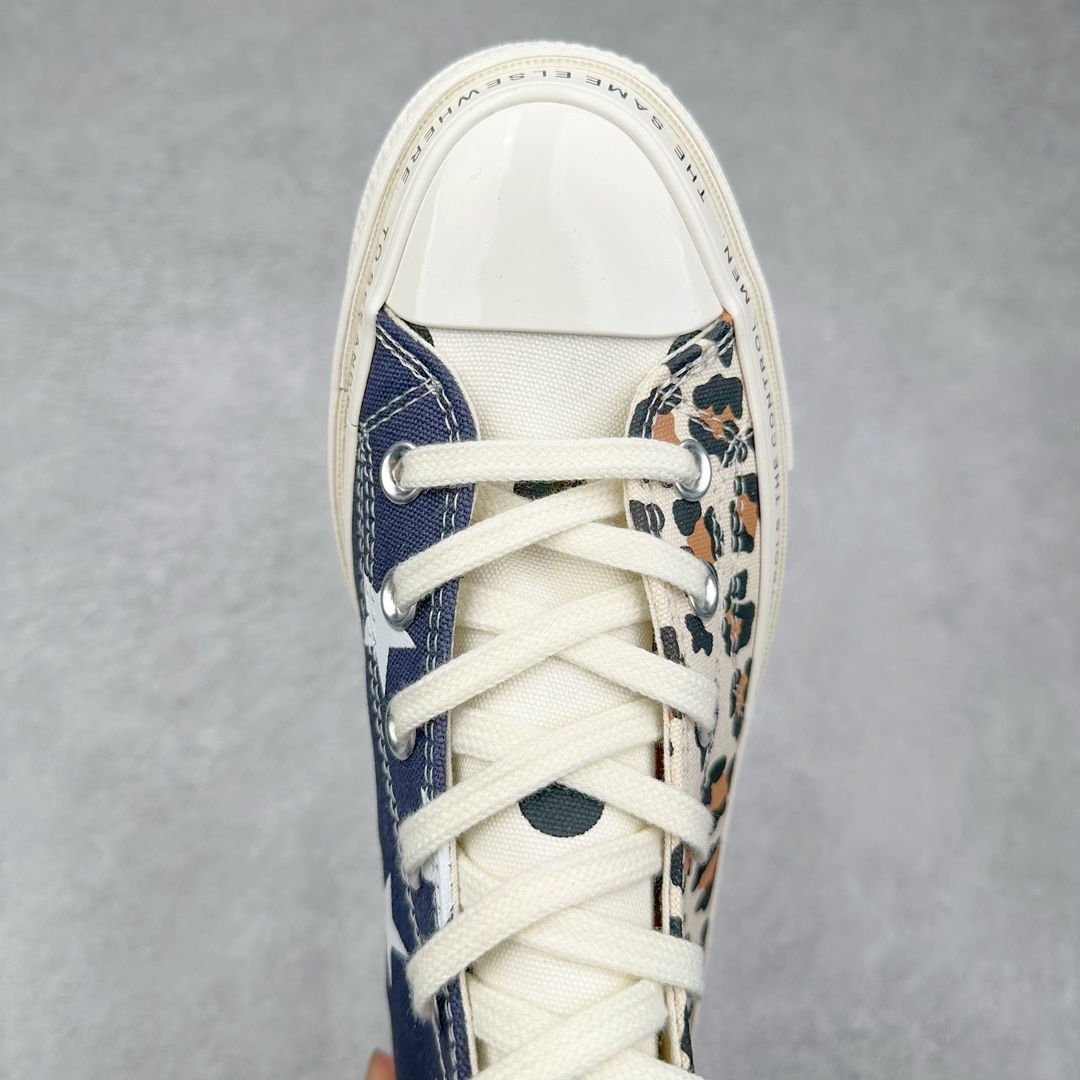 图片[4]-Converse X Brain Dead 鸳鸯迷彩脑死亡联名 鞋款采用多面印花图案设计，动物纹，迷彩，旗帜，每一面都秀出个性，外侧鞋帮处印有Brain Dead标志性LOGO的橡胶贴片，配合鞋边胶条的文字细节，带来视觉冲击，conversr X Brain Dead合作系列凝聚街头的基因，带永不过时的魅力，诠释着特立独行的个性。 货号：A12219C 尺码：35 36 36.5 37 37.5 38 39 39.5 40 41 41.5 42 42.5 43 44-选品中心