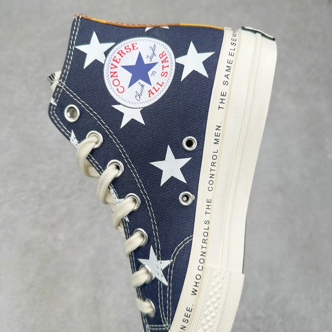 图片[7]-Converse X Brain Dead 鸳鸯迷彩脑死亡联名 鞋款采用多面印花图案设计，动物纹，迷彩，旗帜，每一面都秀出个性，外侧鞋帮处印有Brain Dead标志性LOGO的橡胶贴片，配合鞋边胶条的文字细节，带来视觉冲击，conversr X Brain Dead合作系列凝聚街头的基因，带永不过时的魅力，诠释着特立独行的个性。 货号：A12219C 尺码：35 36 36.5 37 37.5 38 39 39.5 40 41 41.5 42 42.5 43 44-选品中心