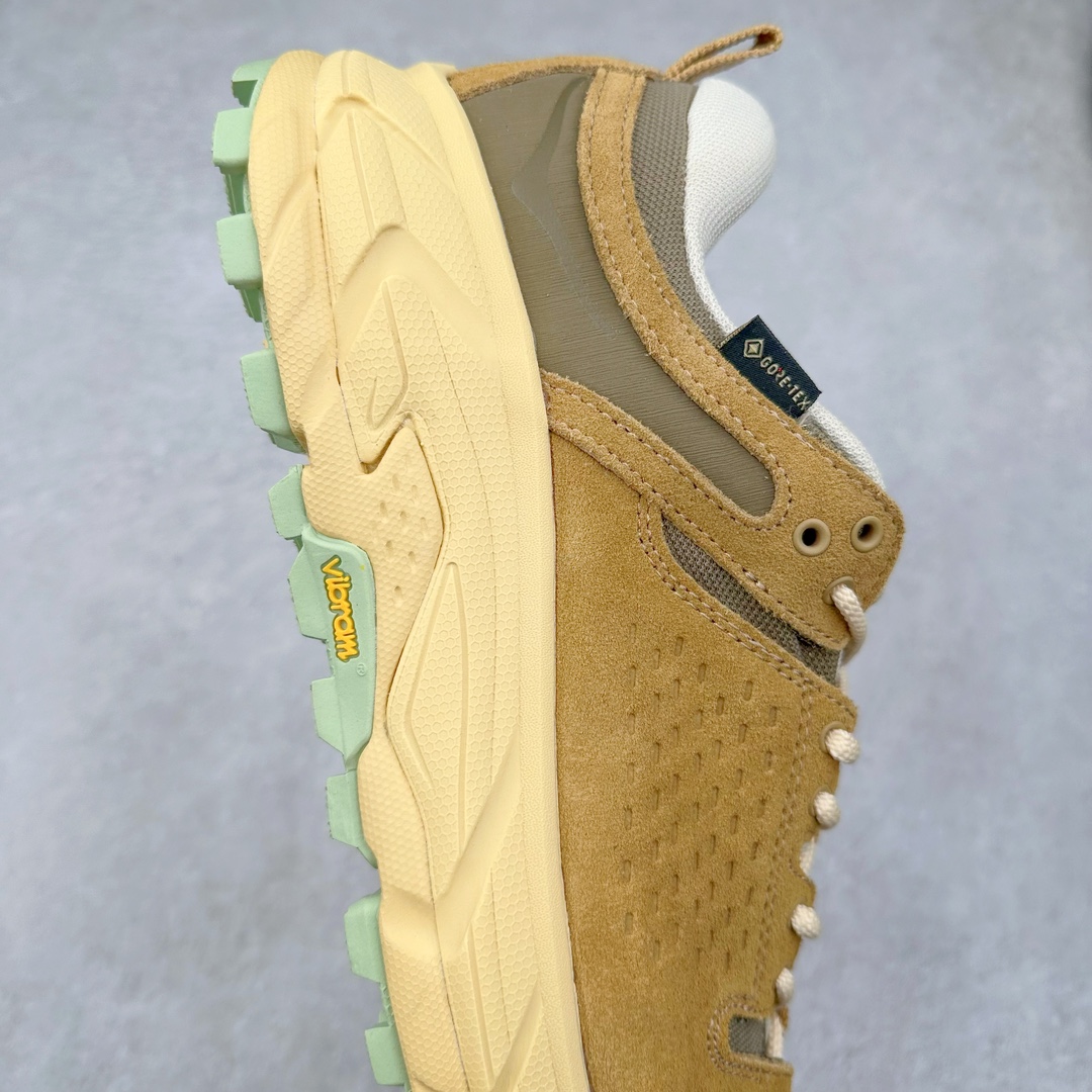 图片[6]-＃纯原 HOKA ONE ONE Tor Uitra Low 托亚潮流户外越野登山功能鞋 鞋款利用机能、户外、复古元素将都市型格与户外机能无缝结合 既能自由穿梭于城市的钢筋水泥之间 也能轻松演绎山系潮流搭配 全粒面皮革结合模压鞋口 提升持久耐穿度 直至鞋头的鞋带设计 舒适灵活的调节 搭配鞋头处HOKA ONE ONE飞翼纹饰 营造了个性十足的张扬气场 Tor Ultra 配备 Vibram® 鞋底与 EVA 和RMAT® 中底 给穿著者最佳的抓地力及舒适性 另外中底的金属摇杆可稳定脚部行程 当走过崎岖山路时依然让脚部得到平稳的感觉 而整对鞋以皮革和耐用尼龙布材打造 与坚固的鞋底相结合 可以牢固地支撑脚部和脚踝 另外外层搭载的Event技术 保持鞋履防水以及鞋内透气作用 尺码：36 36.5 37.5 38 38.5 39 40 40.5 41 42 42.5 43 44 44.5 45-选品中心