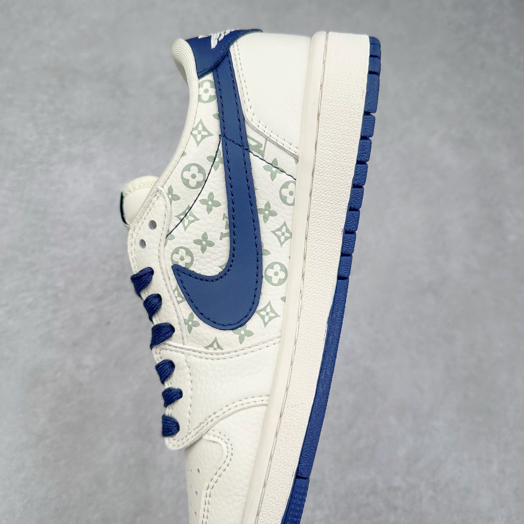 图片[7]-TS x Air Jordan AJ1 Low 倒钩低帮联名定制配色 SJ2068-100 原厂内置气垫魔块 A模大底 头层小牛皮 鞋舌AJ原厂专用牛津布+AJ专用反口珍珠布+原厂无杂质高弹内里海棉+特殊封边弹力鞋带 尺码：36 36.5 37.5 38 38.5 39 40 40.5 41 42 42.5 43 44 44.5 45 46 47.5-选品中心