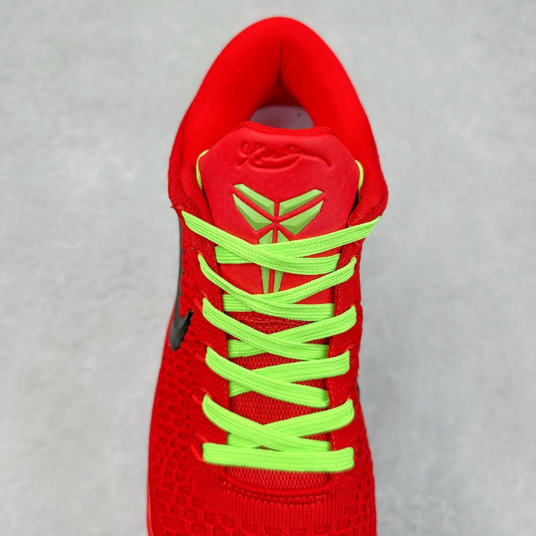 图片[5]-NK Kobe 9 Elite Protro 科比九代精英款低帮实战篮球鞋 FZ7334-100 设计灵感中与以往几代的耐克 ZOOM KOBE 系列一样，加入了签名，密码，碳板这些元素，在表达它的主人身份的同时，也显示了自己的与众不同。鞋后跟的九条红色代表的则是科比接受跟腱修复手术后的伤疤，象征了科比坚韧的赛场性格。此外，耐克Kobe 9 Elite也用到了耐克最新的 Flyknit科技，在使 耐克Kobe 9 Elite更加轻盈的同时，也变得更有支撑性与耐用性。鞋身两侧以及经常弯折的区域采用的则是更紧密的连接方式。看似夸张的超高帮设计并不会在实战中影响脚的感受，其完美的包裹性并没有降低耐克Kobe 9 Elite本身的灵活性。再夸张的动作，鞋面都会紧紧包裹脚部，丝毫不会影响发挥。尺码：40 40.5 41 42 42.5 43 44 44.5 45 46-选品中心