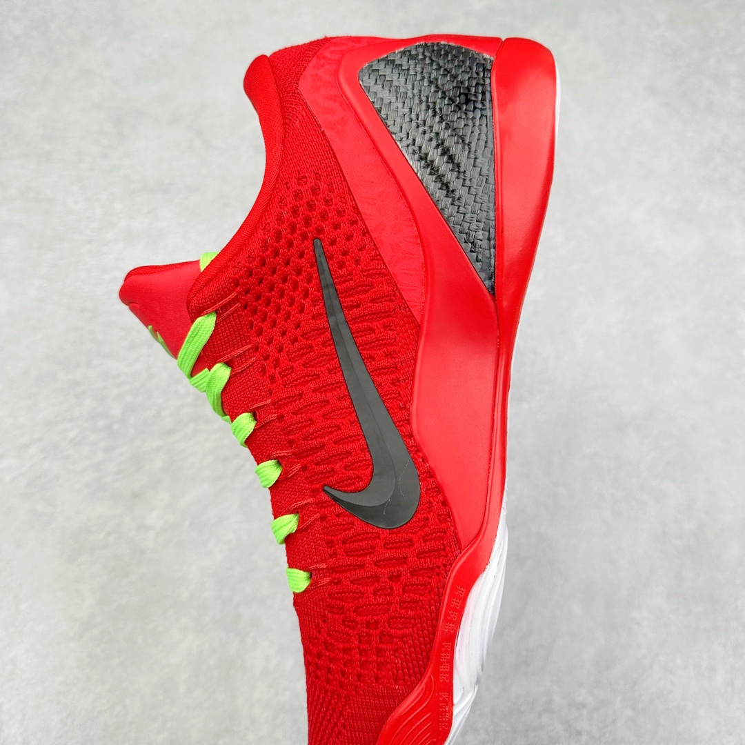 图片[7]-NK Kobe 9 Elite Protro 科比九代精英款低帮实战篮球鞋 FZ7334-100 设计灵感中与以往几代的耐克 ZOOM KOBE 系列一样，加入了签名，密码，碳板这些元素，在表达它的主人身份的同时，也显示了自己的与众不同。鞋后跟的九条红色代表的则是科比接受跟腱修复手术后的伤疤，象征了科比坚韧的赛场性格。此外，耐克Kobe 9 Elite也用到了耐克最新的 Flyknit科技，在使 耐克Kobe 9 Elite更加轻盈的同时，也变得更有支撑性与耐用性。鞋身两侧以及经常弯折的区域采用的则是更紧密的连接方式。看似夸张的超高帮设计并不会在实战中影响脚的感受，其完美的包裹性并没有降低耐克Kobe 9 Elite本身的灵活性。再夸张的动作，鞋面都会紧紧包裹脚部，丝毫不会影响发挥。尺码：40 40.5 41 42 42.5 43 44 44.5 45 46-选品中心