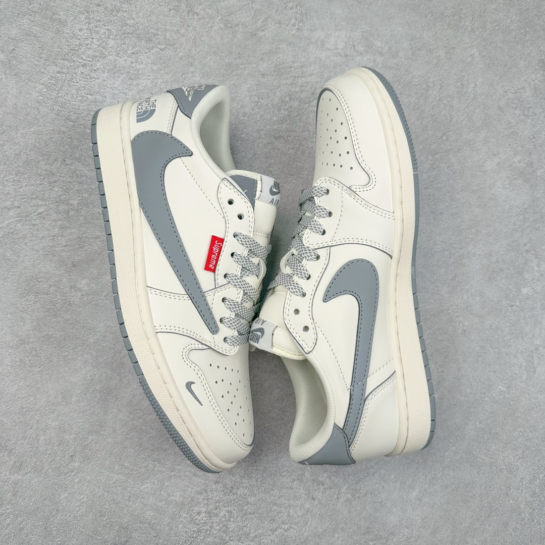 图片[3]-TS x Air Jordan AJ1 Low 倒钩低帮联名定制配色 XZ5158-002 原厂内置气垫魔块 A模大底 头层小牛皮 鞋舌AJ原厂专用牛津布+AJ专用反口珍珠布+原厂无杂质高弹内里海棉+特殊封边弹力鞋带 尺码：36 36.5 37.5 38 38.5 39 40 40.5 41 42 42.5 43 44 44.5 45 46 47.5-选品中心