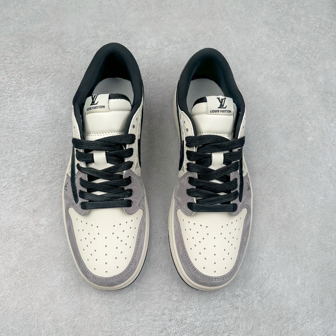 图片[2]-TS x Air Jordan AJ1 Low 倒钩低帮联名定制配色 SJ2068-101 原厂内置气垫魔块 A模大底 头层小牛皮 鞋舌AJ原厂专用牛津布+AJ专用反口珍珠布+原厂无杂质高弹内里海棉+特殊封边弹力鞋带 尺码：36 36.5 37.5 38 38.5 39 40 40.5 41 42 42.5 43 44 44.5 45 46 47.5-选品中心