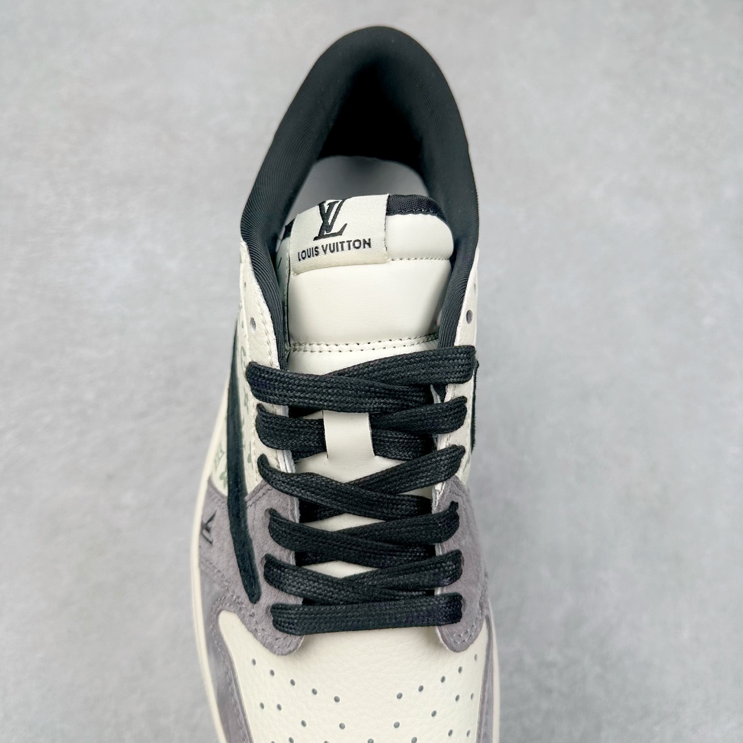 图片[5]-TS x Air Jordan AJ1 Low 倒钩低帮联名定制配色 SJ2068-101 原厂内置气垫魔块 A模大底 头层小牛皮 鞋舌AJ原厂专用牛津布+AJ专用反口珍珠布+原厂无杂质高弹内里海棉+特殊封边弹力鞋带 尺码：36 36.5 37.5 38 38.5 39 40 40.5 41 42 42.5 43 44 44.5 45 46 47.5-选品中心