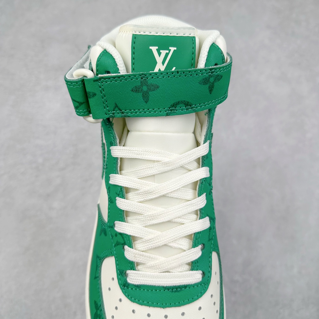 图片[5]-NK Air Force 1 Mid 空军一号中帮百搭休闲运动板鞋 lv联名定制 白金 柔软、弹性十足的缓震性能和出色的中底设计 横跨复古与现代的外型结合 造就出风靡全球三十多年的Force 1 尺码：36 36.5 37.5 38 38.5 39 40 40.5 41 42 42.5 43 44 44.5 45-选品中心