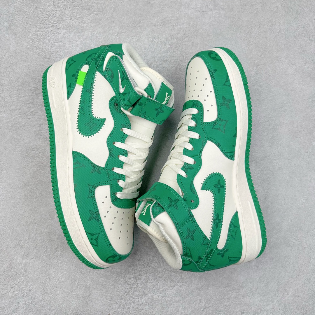 图片[3]-NK Air Force 1 Mid 空军一号中帮百搭休闲运动板鞋 lv联名定制 白金 柔软、弹性十足的缓震性能和出色的中底设计 横跨复古与现代的外型结合 造就出风靡全球三十多年的Force 1 尺码：36 36.5 37.5 38 38.5 39 40 40.5 41 42 42.5 43 44 44.5 45-选品中心