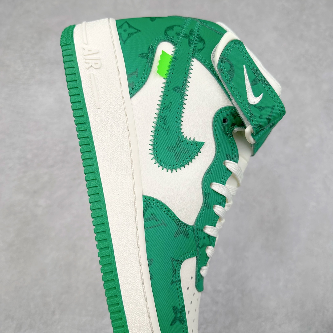 图片[6]-NK Air Force 1 Mid 空军一号中帮百搭休闲运动板鞋 lv联名定制 白金 柔软、弹性十足的缓震性能和出色的中底设计 横跨复古与现代的外型结合 造就出风靡全球三十多年的Force 1 尺码：36 36.5 37.5 38 38.5 39 40 40.5 41 42 42.5 43 44 44.5 45-选品中心