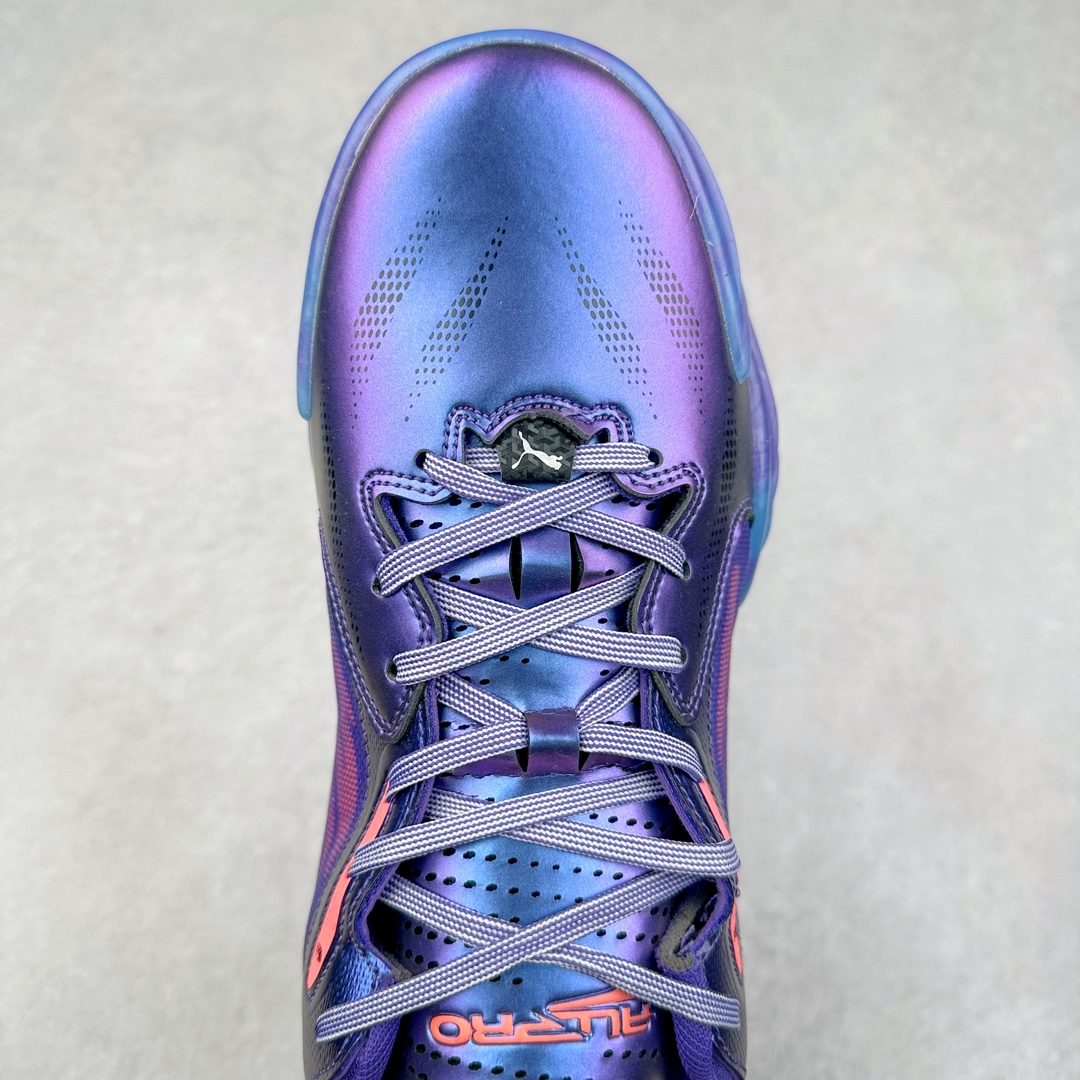 图片[4]-＃K版纯原 PUMA All-Pro Nitro 彪马舒适耐磨低帮实战篮球鞋 鞋身材质运用轻质皮革、ULTRAWEAVE 高强度超轻工程编织网面与热熔材料共同构建。针对双脚的不同区域，科学合理的提供包裹、透气、轻量化的多项职责。造型方面给人以犀利凶猛的感觉。液态金属质感的轻质柔软皮革，搭配 ULTRAWEAVE 的动态织物区域，整双鞋的质感层次特别高级。既营造出动感写意的视觉轮廓，又释放出梦幻前卫的战斗气息，颜值绝对是当下球鞋圈 T0 级别的存在！科技方面，融合 PUMA 当前各类最尖端科技，更是「ELITE 精英版」的精华所在！作为 PUMA 首双搭载内嵌式可置换中底的篮球战靴，将 NITRO™ SQD FOAM 分区密度科技与下方 PWRPLATE 前叉形碳纤维板相结合。尺码：40 40.5 41 42 42.5 43 44 44.5 45 46-选品中心