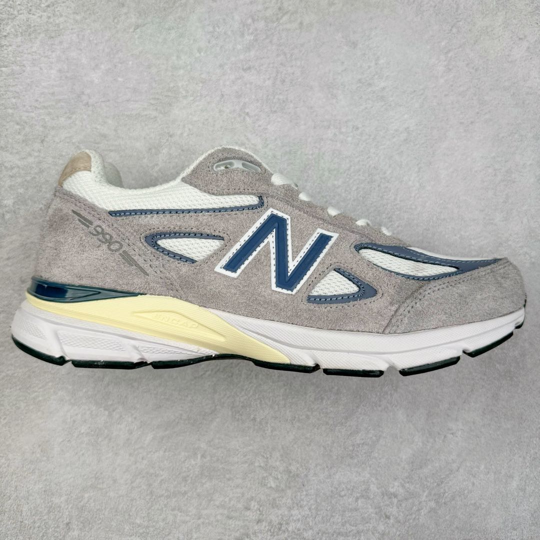 ＃K版纯原 New Balance in USA M990V4 新百伦NB系列美产血统经典复古休闲运动百搭老爹跑步鞋 990V4延续了品牌引以为傲的精湛制鞋技艺及经典复古轮廓 同时中底结合新的ACTIVE lite和PU材料 重新诠释ENCAP科技 带来绝佳缓震体验 于细节处 全鞋360度的3M反光设计 及鞋舌固定功能上的提升 配以全新的N标设计更是带来绝佳的用户体验 尺码：36 37 37.5 38 38.5 39 40 40.5 41.5 42 42.5 43 44 44.5 45-选品中心