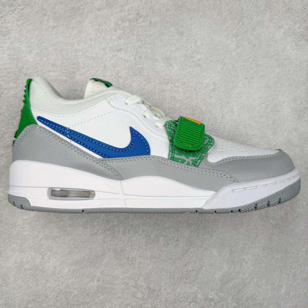 ＃KZ神版 Air Jordan Legacy AJ312 复古篮球鞋 CD9054-140 市场最强独一档产物 全套原纸板楦头开发 原厂大底磨具加持立体防滑纹理 原档数据后跟TPU子母扣魔术贴 原装可视Air Sole气垫 原汁原味最完美的312代版型 唯一正确鞋头趴度弧度高度鞋身腰线 进口港宝加持 后跟自然饱满 全鞋荧光划线卡点 追求极致完美 每一双都是工艺品 多重QC质检 超越公司货的品控标准 实实在在的免检产品 鞋身采用了皮革材质打造 横跨鞋面的魔术贴十分吸睛 侧面的Swoosh Logo的一部分被鞋面遮挡了一部分 颇具玩味 魔术贴上标有NK标识 而鞋舌上是Jordan的经典红色飞翼Logo 后跟和鞋底均采用了AJ3的设计 后跟上同样也使用了经典的爆裂纹图案 尺码：36 36.5 37.5 38 38.5 39 40 40.5 41 42 42.5 43 44 44.5 45 46 47.5-选品中心