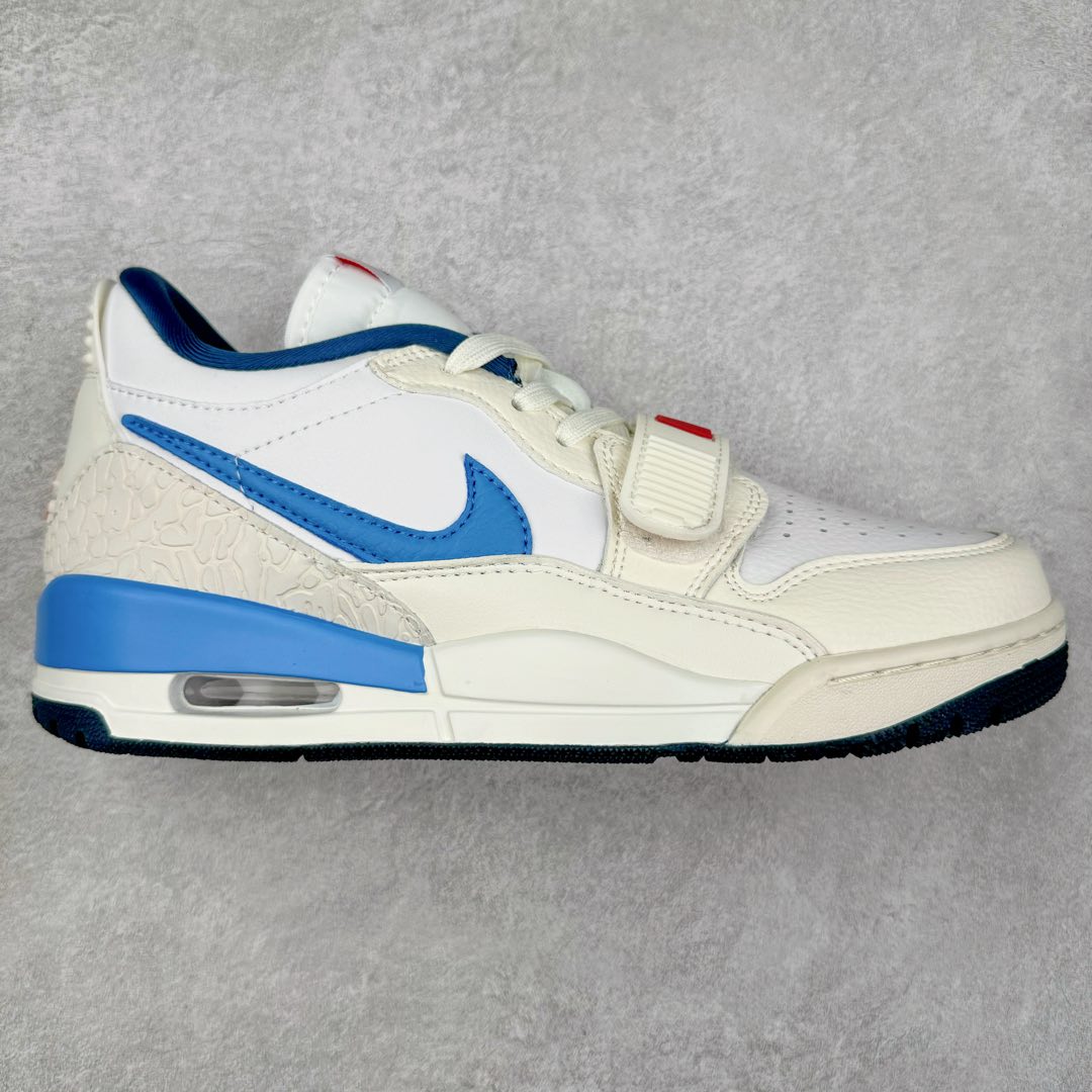 ＃KZ神版 Air Jordan Legacy AJ312 复古篮球鞋 HM3709-141 市场最强独一档产物 全套原纸板楦头开发 原厂大底磨具加持立体防滑纹理 原档数据后跟TPU子母扣魔术贴 原装可视Air Sole气垫 原汁原味最完美的312代版型 唯一正确鞋头趴度弧度高度鞋身腰线 进口港宝加持 后跟自然饱满 全鞋荧光划线卡点 追求极致完美 每一双都是工艺品 多重QC质检 超越公司货的品控标准 实实在在的免检产品 鞋身采用了皮革材质打造 横跨鞋面的魔术贴十分吸睛 侧面的Swoosh Logo的一部分被鞋面遮挡了一部分 颇具玩味 魔术贴上标有NK标识 而鞋舌上是Jordan的经典红色飞翼Logo 后跟和鞋底均采用了AJ3的设计 后跟上同样也使用了经典的爆裂纹图案 尺码：36 36.5 37.5 38 38.5 39 40 40.5 41 42 42.5 43 44 44.5 45 46 47.5-选品中心