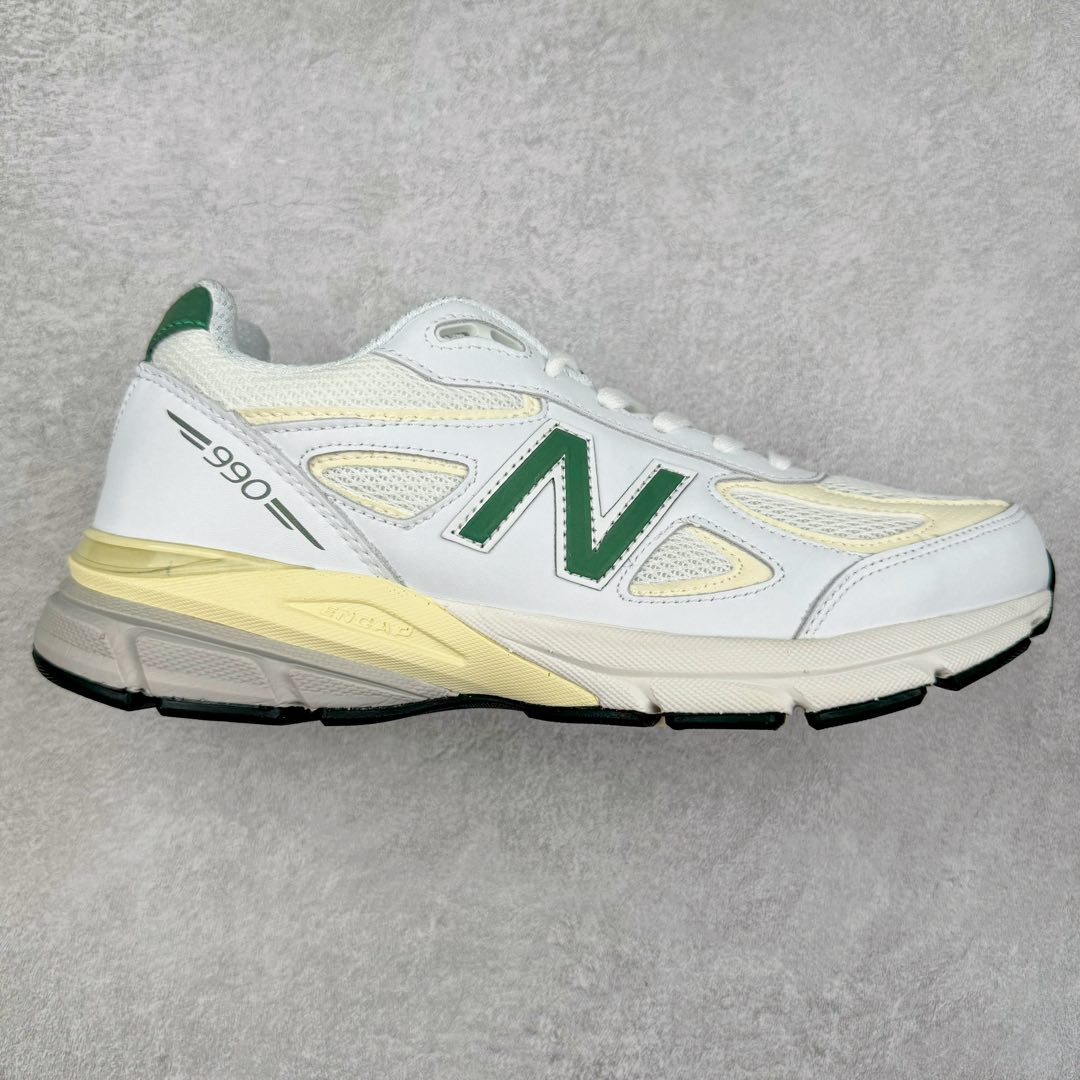 ＃K版纯原 New Balance in USA M990V4 新百伦NB系列美产血统经典复古休闲运动百搭老爹跑步鞋 990V4延续了品牌引以为傲的精湛制鞋技艺及经典复古轮廓 同时中底结合新的ACTIVE lite和PU材料 重新诠释ENCAP科技 带来绝佳缓震体验 于细节处 全鞋360度的3M反光设计 及鞋舌固定功能上的提升 配以全新的N标设计更是带来绝佳的用户体验 尺码：36 37 37.5 38 38.5 39 40 40.5 41.5 42 42.5 43 44 44.5 45-选品中心