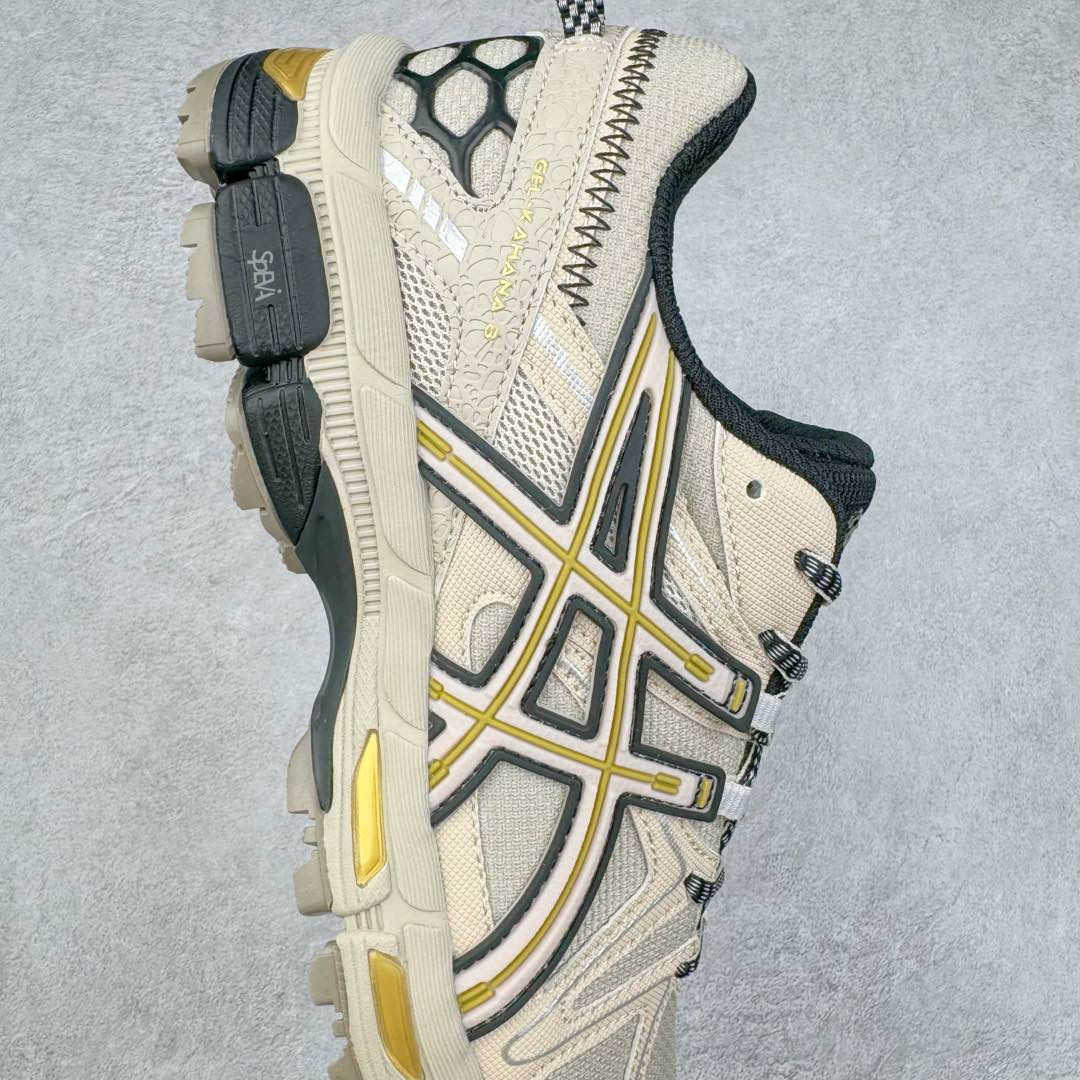图片[6]-＃PB纯原 ASICS GEL-KAHANA K8 亚瑟士越野跑步鞋抓地稳定运动鞋缓震耐磨跑鞋 GEL-KAHANA系列为实用级越野跑鞋 融合机能和户外潮流强势回归 核心科技GEL内置于后跟 配合SPEVA弹性中底 减轻落地时地面对脚部的冲击力 中底内侧DYNAMIC DUOMAX 双密度防倾斜装置和中足补强结构 以及后跟几何形状构造 多方面支撑保护 AHAR耐磨橡胶大底 配合沟槽纹路设计 增强抓地力 后足GEL缓冲系统 减轻冲击时的冲击 实现平稳过渡 Trusstic系统 减少鞋底的重量 同时保留了鞋子结构的完整性 尺码：36 37 37.5 38 39 39.5 40 40.5 41.5 42 42.5 43.5 44 44.5 45-选品中心