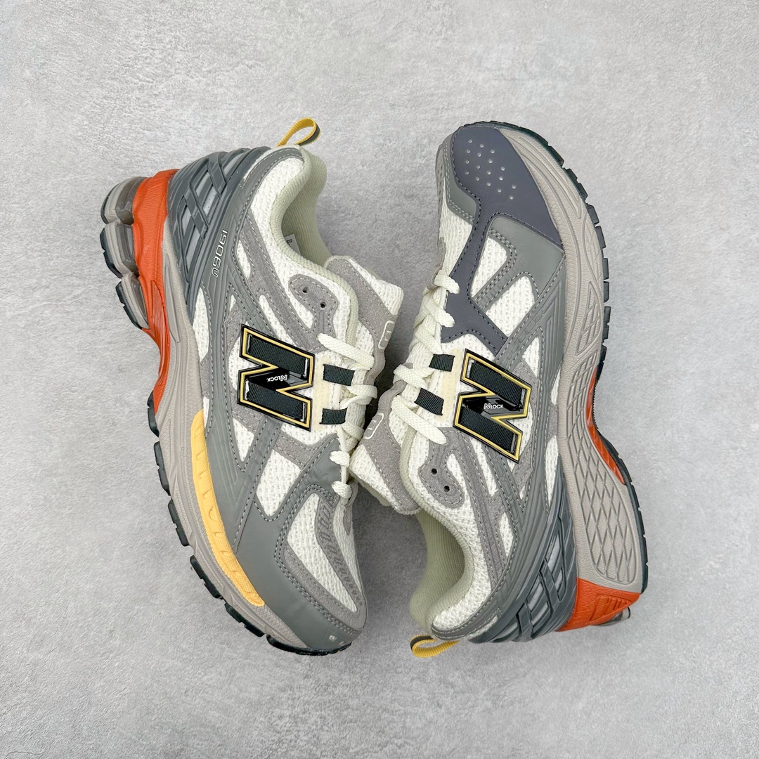 图片[3]-New Balance M1906R NB新百伦系列复古老爹风休闲运动慢跑鞋 采用轻质牛剖革拼接透气网眼衬垫织物鞋面材质 T-Beam大底提供足步弓支撑 保持步态稳定#后跟搭载外露缓震胶 鞋身整体以各种深浅不一的灰色覆盖 鞋头以淡蓝色调装饰，网眼衬垫通过不规律的色块实现做旧的美感 泛黄的鞋底更是进一步增添了复古气息 尺码：36 37 37.5 38 38.5 39.5 40 40.5 41.5 42 42.5 43 44 45-选品中心