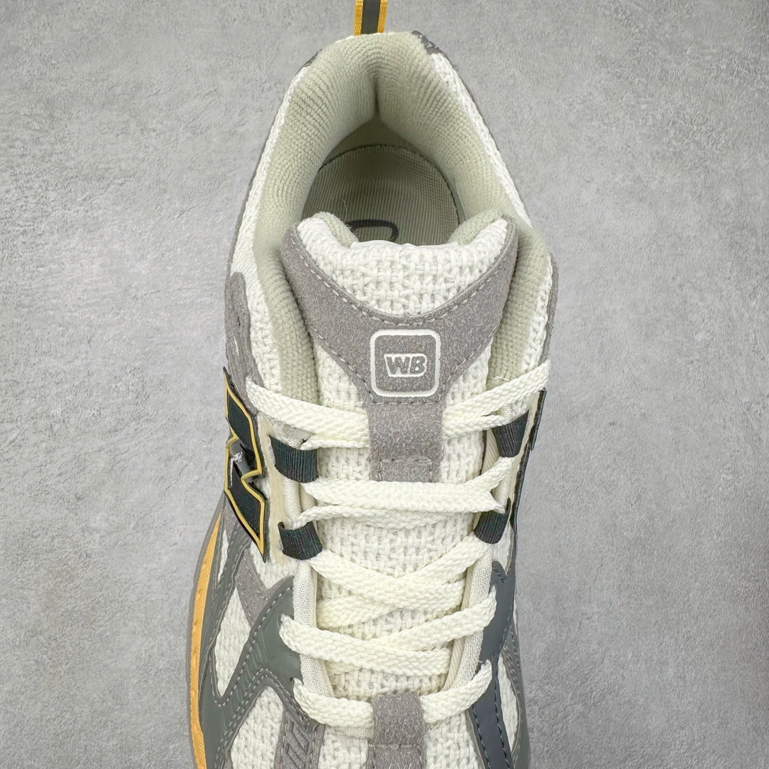 图片[5]-New Balance M1906R NB新百伦系列复古老爹风休闲运动慢跑鞋 采用轻质牛剖革拼接透气网眼衬垫织物鞋面材质 T-Beam大底提供足步弓支撑 保持步态稳定#后跟搭载外露缓震胶 鞋身整体以各种深浅不一的灰色覆盖 鞋头以淡蓝色调装饰，网眼衬垫通过不规律的色块实现做旧的美感 泛黄的鞋底更是进一步增添了复古气息 尺码：36 37 37.5 38 38.5 39.5 40 40.5 41.5 42 42.5 43 44 45-选品中心