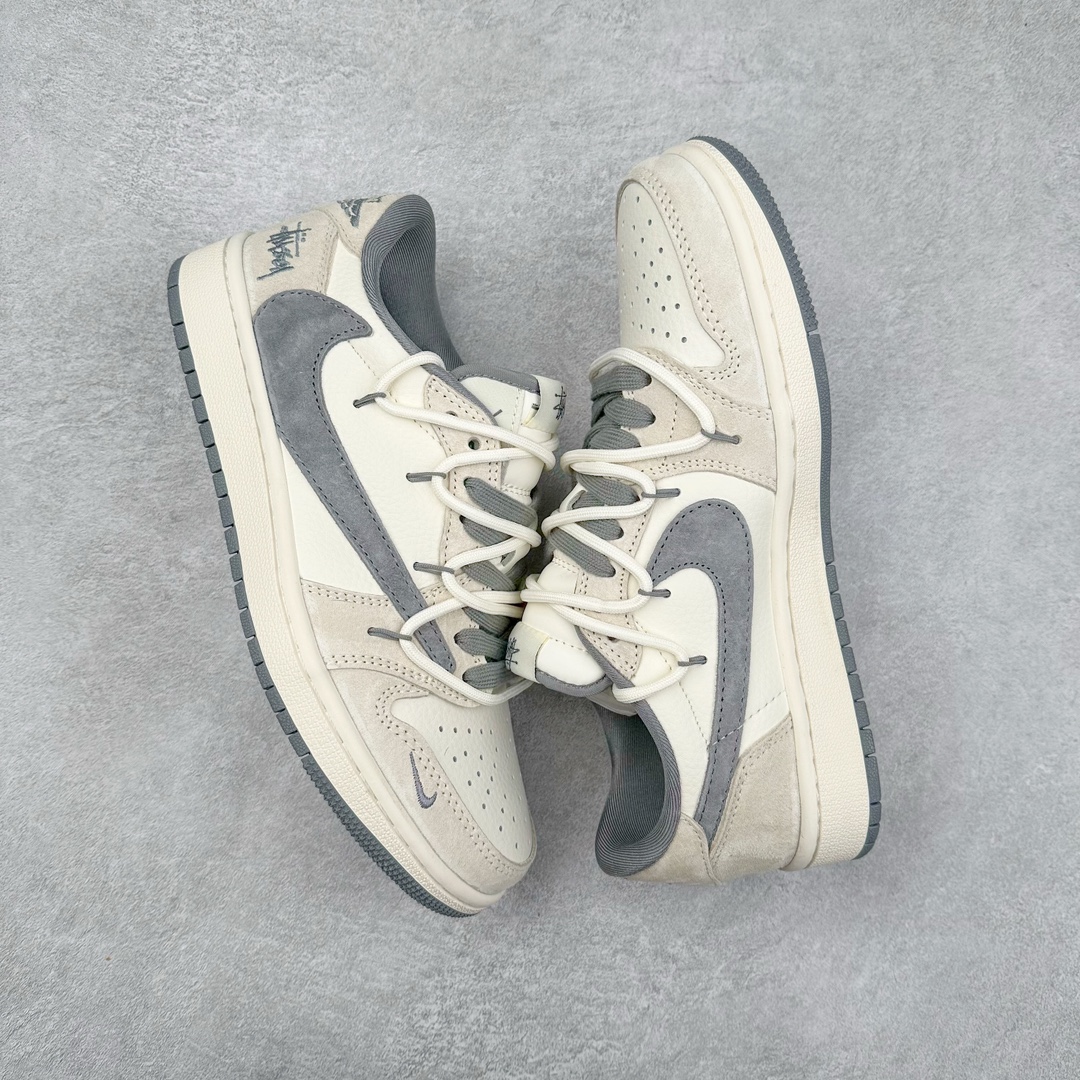 图片[3]-TS x Air Jordan AJ1 Low 倒钩低帮联名定制配色 DM9288-004 原厂内置气垫魔块 A模大底 头层小牛皮 鞋舌AJ原厂专用牛津布+AJ专用反口珍珠布+原厂无杂质高弹内里海棉+特殊封边弹力鞋带 尺码：36 36.5 37.5 38 38.5 39 40 40.5 41 42 42.5 43 44 44.5 45 46 47.5-选品中心