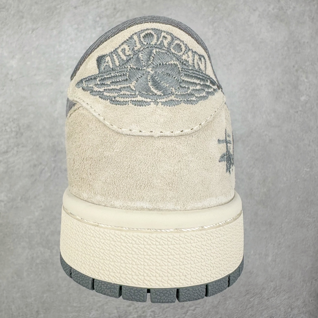 图片[8]-TS x Air Jordan AJ1 Low 倒钩低帮联名定制配色 DM9288-004 原厂内置气垫魔块 A模大底 头层小牛皮 鞋舌AJ原厂专用牛津布+AJ专用反口珍珠布+原厂无杂质高弹内里海棉+特殊封边弹力鞋带 尺码：36 36.5 37.5 38 38.5 39 40 40.5 41 42 42.5 43 44 44.5 45 46 47.5-选品中心