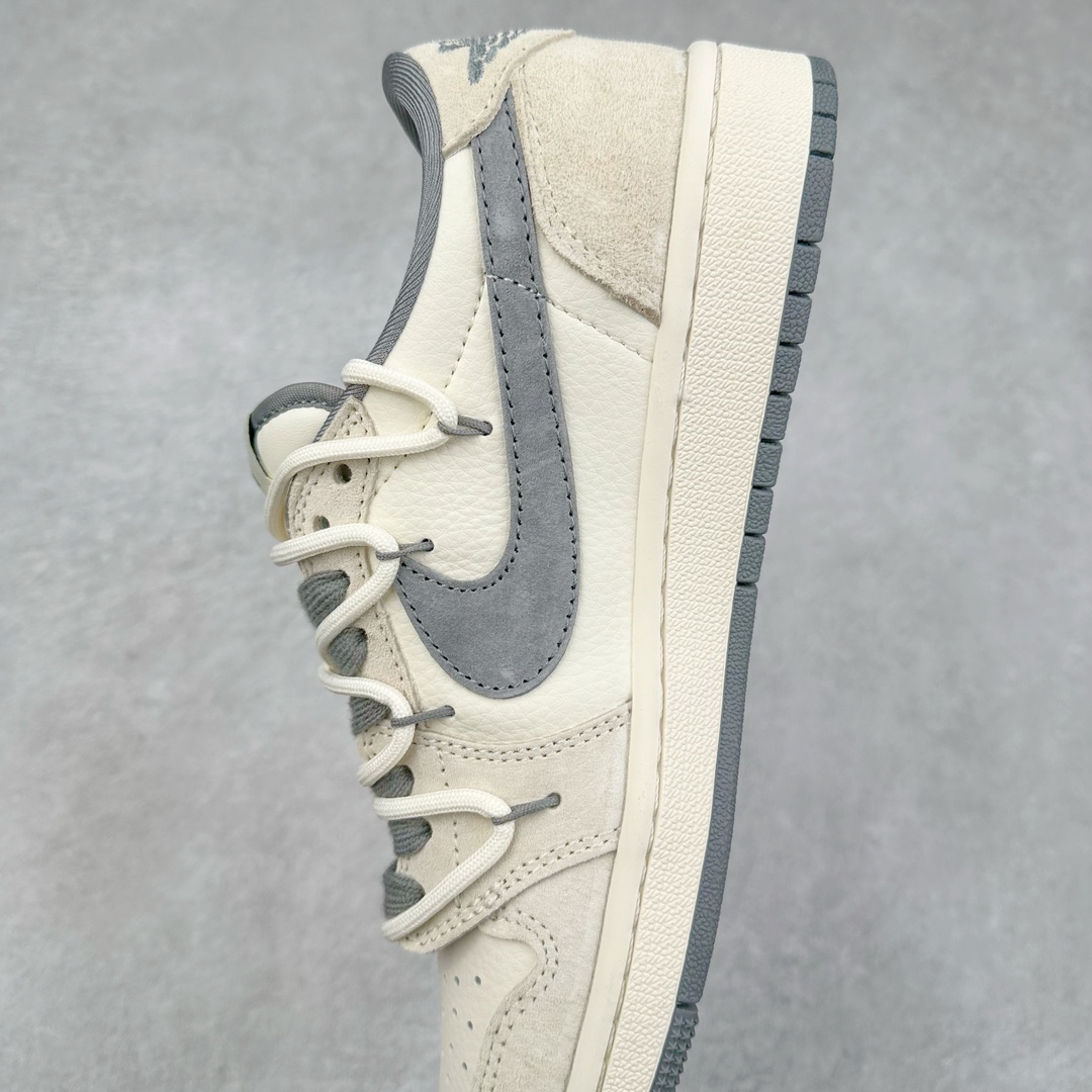 图片[7]-TS x Air Jordan AJ1 Low 倒钩低帮联名定制配色 DM9288-004 原厂内置气垫魔块 A模大底 头层小牛皮 鞋舌AJ原厂专用牛津布+AJ专用反口珍珠布+原厂无杂质高弹内里海棉+特殊封边弹力鞋带 尺码：36 36.5 37.5 38 38.5 39 40 40.5 41 42 42.5 43 44 44.5 45 46 47.5-选品中心