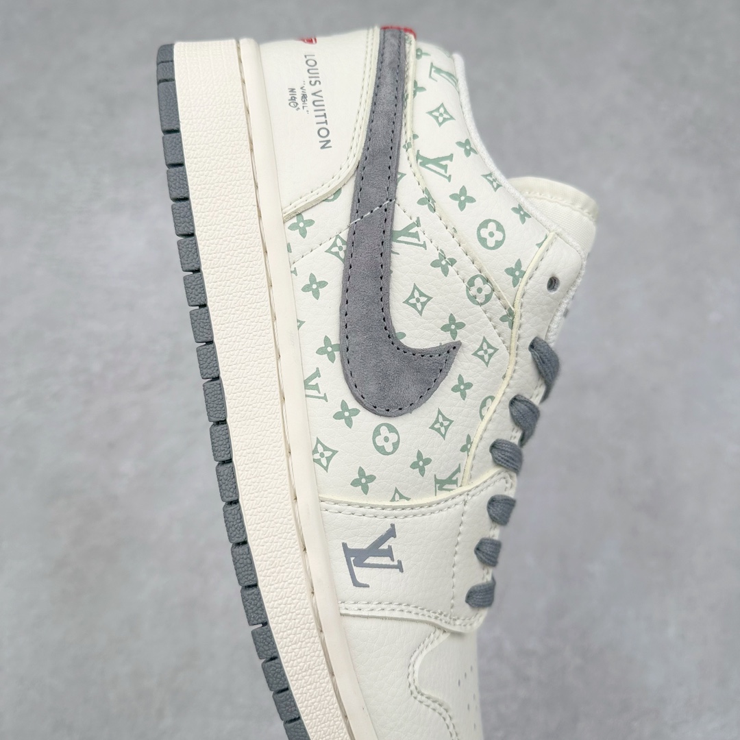 图片[6]-Air Jordan AJ1 Low 低帮系列定制配色WG8850-010 原厂内置气垫魔块 A模大底 头层小牛皮 鞋舌AJ原厂专用牛津布+AJ专用反口珍珠布+原厂无杂质高弹内里海棉+特殊封边弹力鞋带 尺码：36 36.5 37.5 38 38.5 39 40 40.5 41 42 42.5 43 44 44.5 45 46-选品中心