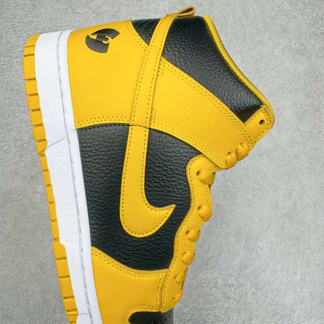 图片[6]-＃S2纯原 Wu-Tang x NK Dunk High 舒适百搭防滑耐磨高帮板鞋 黄黑色 HJ4320-001 独家原厂航空铝磨具打磨大底 鞋头坡度极致还原 原盒原配 圈内天花板工艺 原厂冲刀 超高清洁度 全鞋零毛边皮料切割 全套原楦原模倾力打造完美版型 采用原厂百宏鞋带以及原厂百宏织唛舌标 内标可供原厂几率过验 原厂中底布黄色点胶 原厂中底布拉帮走线遵循公司‼️尺码：36 36.5 37.5 38 38.5 39 40 40.5 41 42 42.5 43 44 44.5 45 46 47.5-选品中心