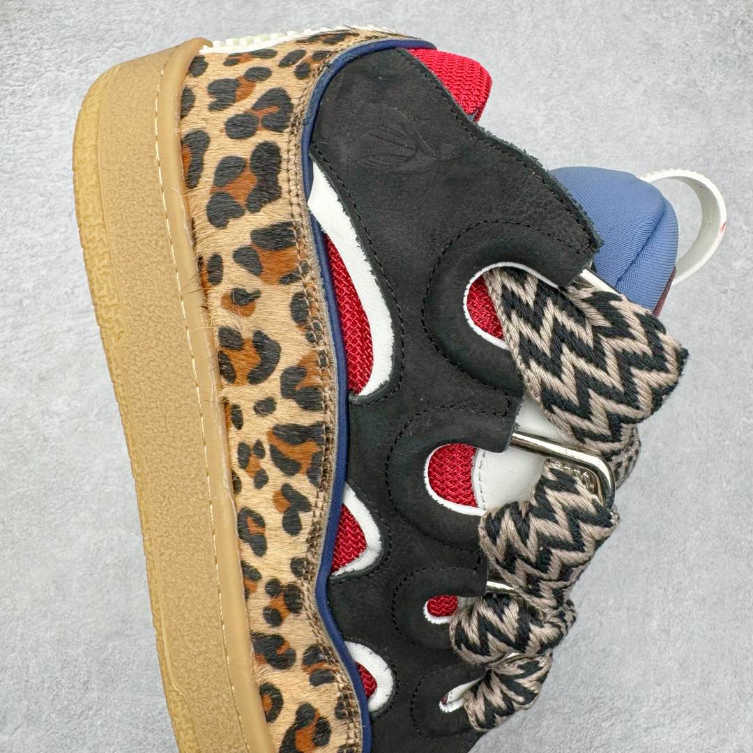 图片[6]-＃GD广顶 Lanvin Leather Curb Sneakers浪凡面包鞋 Leather是一款灵感源自90年代的运动鞋 设计自信 尺寸夸张 这款鞋由纳帕小牛皮、翻毛皮和网眼布制成 圆润的外形、加垫的鞋舌和弯曲的金属孔眼使这款精心打造的鞋格外舒适 尺码：35 36 37 38 39 40 41 42 43 44 45 46-选品中心