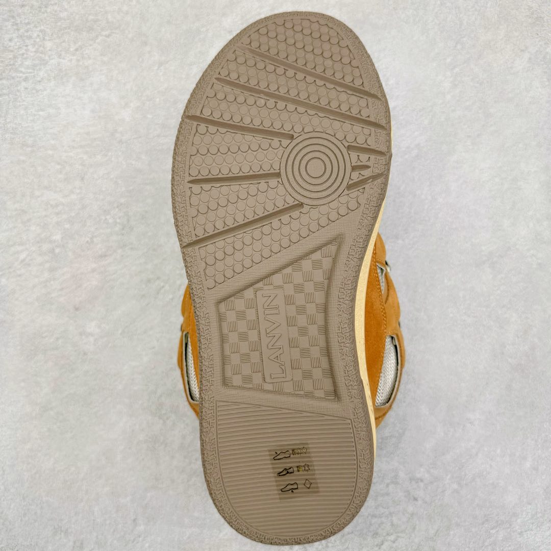 图片[9]-＃GD广顶 Lanvin Leather Curb Sneakers浪凡面包鞋 Leather是一款灵感源自90年代的运动鞋 设计自信 尺寸夸张 这款鞋由纳帕小牛皮、翻毛皮和网眼布制成 圆润的外形、加垫的鞋舌和弯曲的金属孔眼使这款精心打造的鞋格外舒适 尺码：35 36 37 38 39 40 41 42 43 44 45 46-选品中心