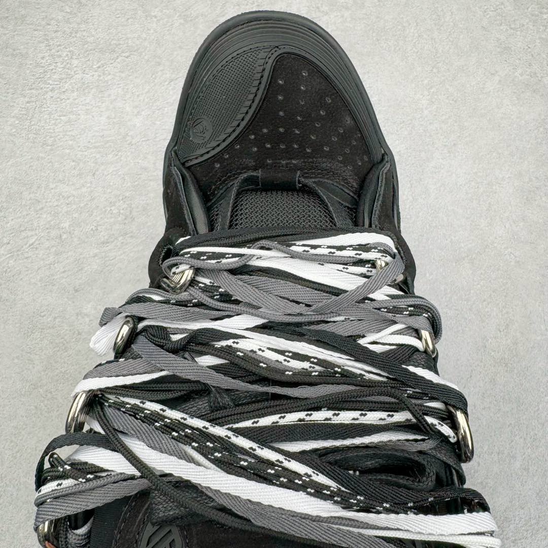 图片[4]-＃GD广顶 Lanvin Leather Curb Sneakers浪凡面包鞋 Leather是一款灵感源自90年代的运动鞋 设计自信 尺寸夸张 这款鞋由纳帕小牛皮、翻毛皮和网眼布制成 圆润的外形、加垫的鞋舌和弯曲的金属孔眼使这款精心打造的鞋格外舒适 尺码：35 36 37 38 39 40 41 42 43 44 45 46-选品中心