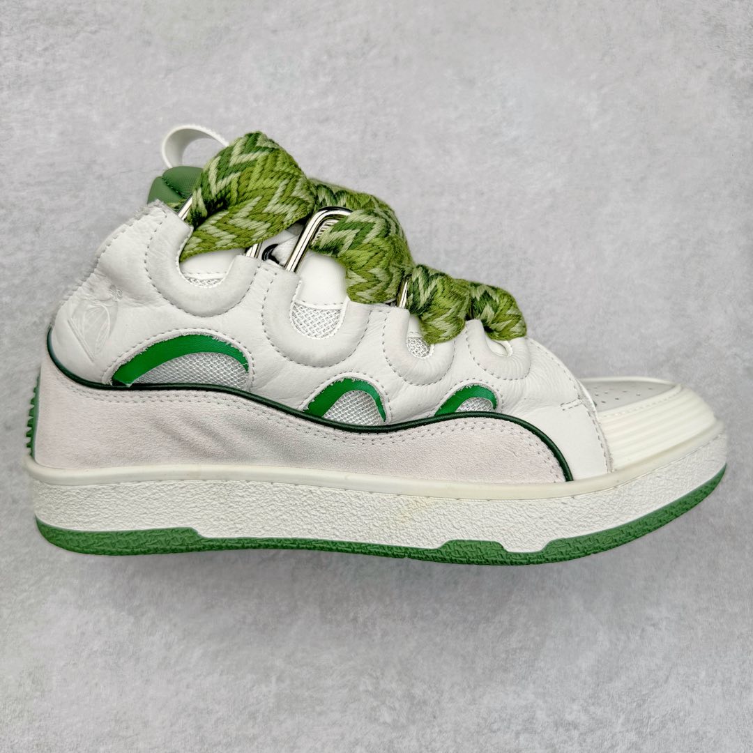 图片[10]-＃GD广顶 Lanvin Leather Curb Sneakers浪凡面包鞋 Leather是一款灵感源自90年代的运动鞋 设计自信 尺寸夸张 这款鞋由纳帕小牛皮、翻毛皮和网眼布制成 圆润的外形、加垫的鞋舌和弯曲的金属孔眼使这款精心打造的鞋格外舒适 尺码：35 36 37 38 39 40 41 42 43 44 45 46-选品中心