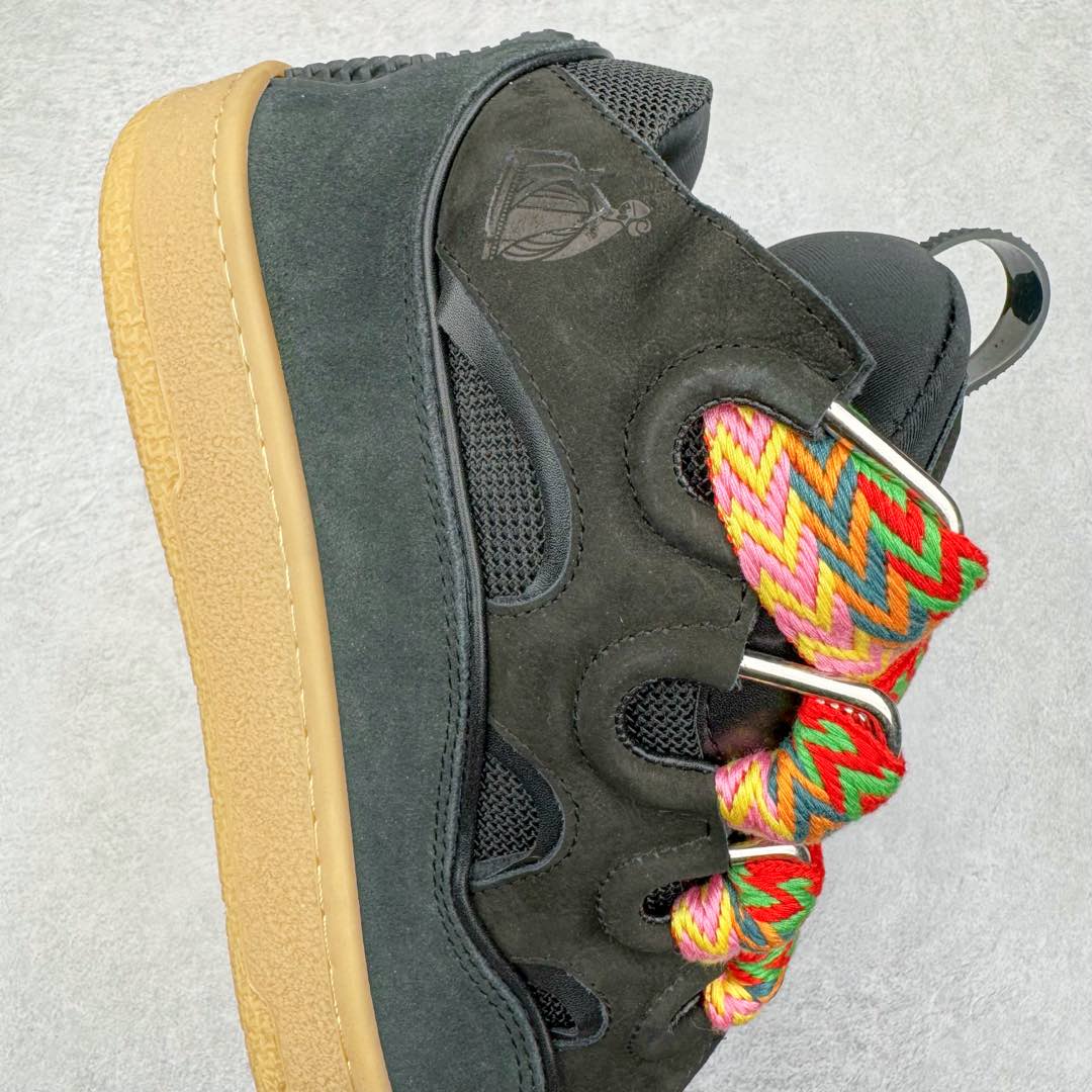 图片[6]-＃GD广顶 Lanvin Leather Curb Sneakers浪凡面包鞋 Leather是一款灵感源自90年代的运动鞋 设计自信 尺寸夸张 这款鞋由纳帕小牛皮、翻毛皮和网眼布制成 圆润的外形、加垫的鞋舌和弯曲的金属孔眼使这款精心打造的鞋格外舒适 尺码：35 36 37 38 39 40 41 42 43 44 45 46-选品中心