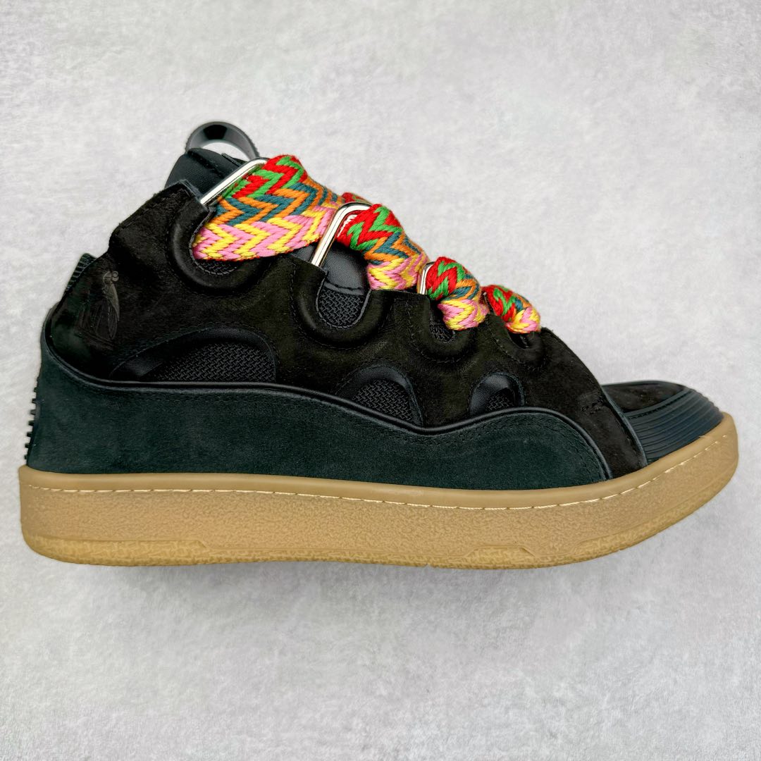 图片[8]-＃GD广顶 Lanvin Leather Curb Sneakers浪凡面包鞋 Leather是一款灵感源自90年代的运动鞋 设计自信 尺寸夸张 这款鞋由纳帕小牛皮、翻毛皮和网眼布制成 圆润的外形、加垫的鞋舌和弯曲的金属孔眼使这款精心打造的鞋格外舒适 尺码：35 36 37 38 39 40 41 42 43 44 45 46-选品中心