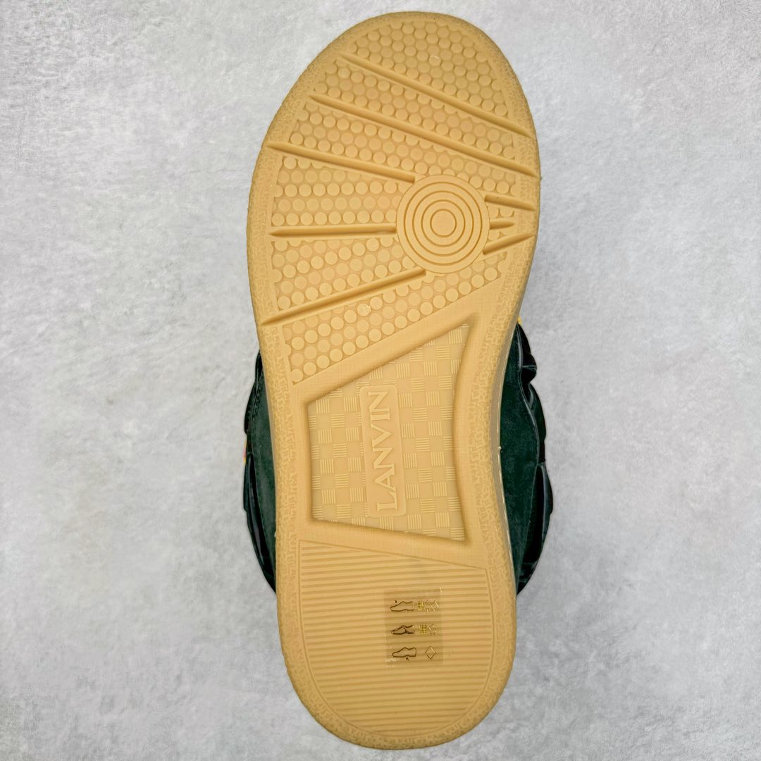 图片[9]-＃GD广顶 Lanvin Leather Curb Sneakers浪凡面包鞋 Leather是一款灵感源自90年代的运动鞋 设计自信 尺寸夸张 这款鞋由纳帕小牛皮、翻毛皮和网眼布制成 圆润的外形、加垫的鞋舌和弯曲的金属孔眼使这款精心打造的鞋格外舒适 尺码：35 36 37 38 39 40 41 42 43 44 45 46-选品中心