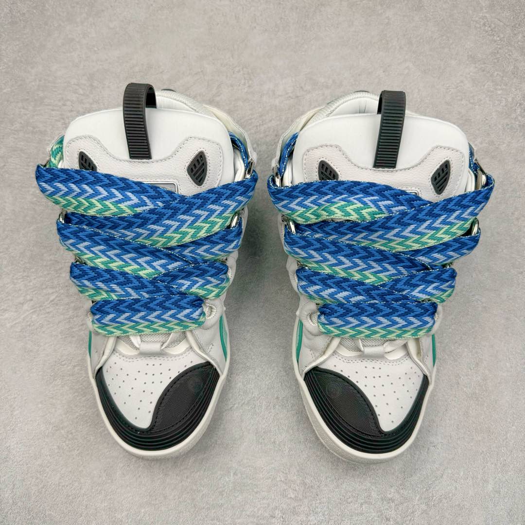 图片[2]-＃GD广顶 Lanvin Leather Curb Sneakers浪凡面包鞋 Leather是一款灵感源自90年代的运动鞋 设计自信 尺寸夸张 这款鞋由纳帕小牛皮、翻毛皮和网眼布制成 圆润的外形、加垫的鞋舌和弯曲的金属孔眼使这款精心打造的鞋格外舒适 尺码：35 36 37 38 39 40 41 42 43 44 45 46-选品中心