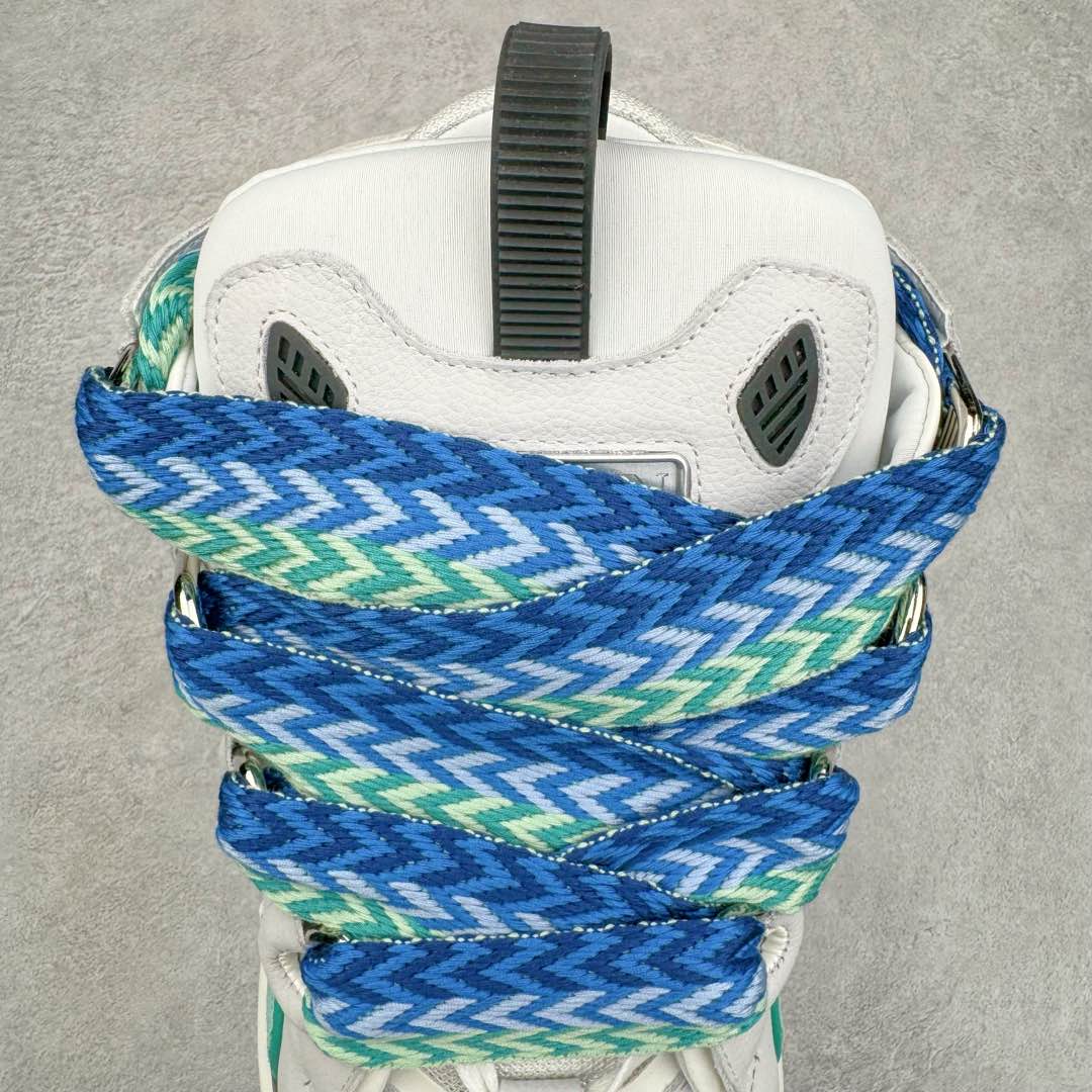 图片[5]-＃GD广顶 Lanvin Leather Curb Sneakers浪凡面包鞋 Leather是一款灵感源自90年代的运动鞋 设计自信 尺寸夸张 这款鞋由纳帕小牛皮、翻毛皮和网眼布制成 圆润的外形、加垫的鞋舌和弯曲的金属孔眼使这款精心打造的鞋格外舒适 尺码：35 36 37 38 39 40 41 42 43 44 45 46-选品中心