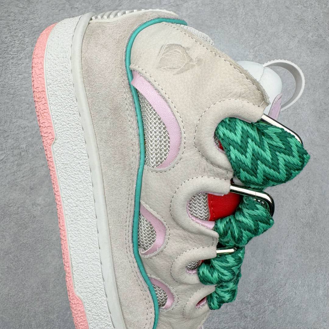 图片[6]-＃GD广顶 Lanvin Leather Curb Sneakers浪凡面包鞋 Leather是一款灵感源自90年代的运动鞋 设计自信 尺寸夸张 这款鞋由纳帕小牛皮、翻毛皮和网眼布制成 圆润的外形、加垫的鞋舌和弯曲的金属孔眼使这款精心打造的鞋格外舒适 尺码：35 36 37 38 39 40 41 42 43 44 45 46-选品中心