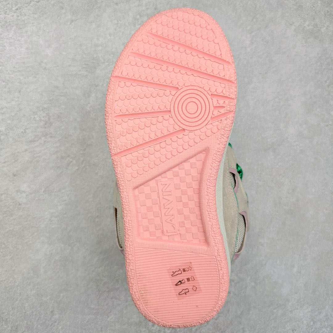 图片[9]-＃GD广顶 Lanvin Leather Curb Sneakers浪凡面包鞋 Leather是一款灵感源自90年代的运动鞋 设计自信 尺寸夸张 这款鞋由纳帕小牛皮、翻毛皮和网眼布制成 圆润的外形、加垫的鞋舌和弯曲的金属孔眼使这款精心打造的鞋格外舒适 尺码：35 36 37 38 39 40 41 42 43 44 45 46-选品中心