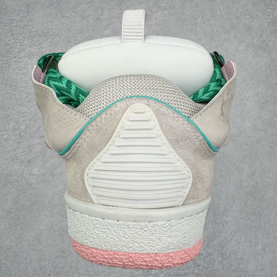 图片[8]-＃GD广顶 Lanvin Leather Curb Sneakers浪凡面包鞋 Leather是一款灵感源自90年代的运动鞋 设计自信 尺寸夸张 这款鞋由纳帕小牛皮、翻毛皮和网眼布制成 圆润的外形、加垫的鞋舌和弯曲的金属孔眼使这款精心打造的鞋格外舒适 尺码：35 36 37 38 39 40 41 42 43 44 45 46-选品中心