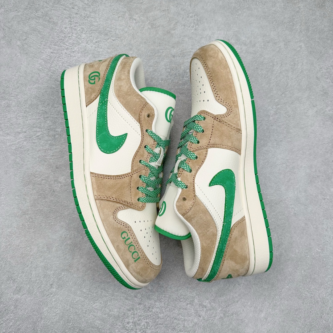 图片[3]-Air Jordan AJ1 Low 低帮系列定制配色WG8850-014 原厂内置气垫魔块 A模大底 头层小牛皮 鞋舌AJ原厂专用牛津布+AJ专用反口珍珠布+原厂无杂质高弹内里海棉+特殊封边弹力鞋带 尺码：36 36.5 37.5 38 38.5 39 40 40.5 41 42 42.5 43 44 44.5 45 46-选品中心