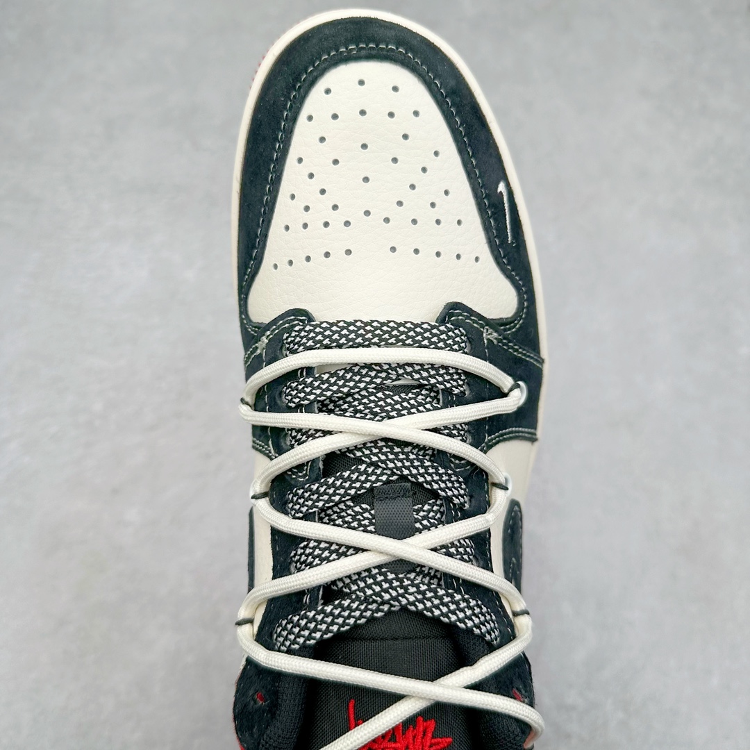 图片[4]-Air Jordan AJ1 Low 低帮系列定制配色SJ9950-048 原厂内置气垫魔块 A模大底 头层小牛皮 鞋舌AJ原厂专用牛津布+AJ专用反口珍珠布+原厂无杂质高弹内里海棉+特殊封边弹力鞋带 尺码：36 36.5 37.5 38 38.5 39 40 40.5 41 42 42.5 43 44 44.5 45 46-选品中心