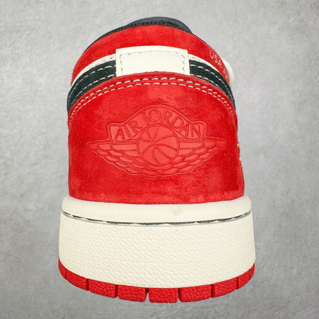 图片[8]-Air Jordan AJ1 Low 低帮系列定制配色SJ9950-048 原厂内置气垫魔块 A模大底 头层小牛皮 鞋舌AJ原厂专用牛津布+AJ专用反口珍珠布+原厂无杂质高弹内里海棉+特殊封边弹力鞋带 尺码：36 36.5 37.5 38 38.5 39 40 40.5 41 42 42.5 43 44 44.5 45 46-选品中心