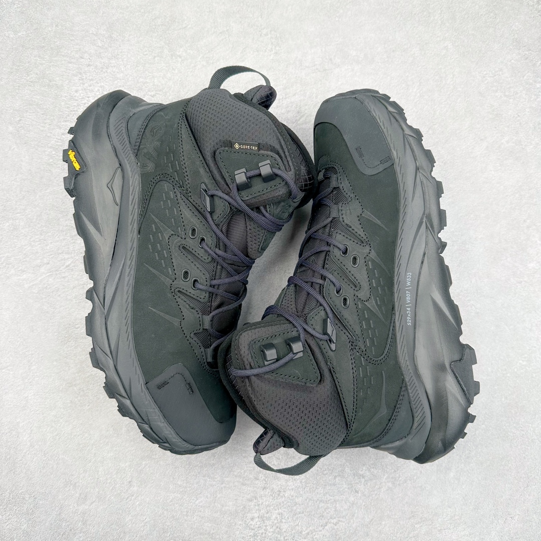 图片[3]-＃纯原 HOKA ONE ONE Kaha 2 GTX 耐磨減震高帮户外功能运动鞋 具有品着的重量与坐垫比 可提供顶级性能和顶级毛绒 这款低帮徒步旅行者采用带 SwallowTail™ 几何形状的HUBBLE® 鞋跟进行了更新 配备带牵引凸耳的 Vibram® Megagrip 以增加地面接触 这款开创性款式精心制作 采用0GORE-TEX 鞋类面料和再生纺织品 尺码：36 36.5 37.5 38 38.5 39 40 40.5 41 42 42.5 43 44 44.5 45 46-选品中心
