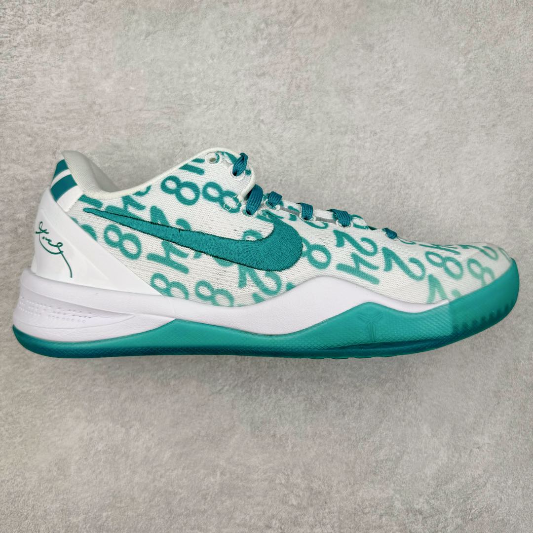 ＃灭世海外版 NK Zoom Kobe Ⅷ System 科比8代复刻实战运动低帮文化篮球鞋 白绿 FQ3549-101 纯原海外版气垫品质吊打各路纯原 气压➕耐久双重保障 前掌ZOOM TURBO➕后掌马蹄Zoom 后掌澎湃脚感无出其右 全套冲刀改版 鞋型还原度95% 宽脚选手必入货品 鞋头2.5mm上翘空间 不挤脚 完美释放脚趾活动空间 正码正拍 脚型适配性 市场最强没有之一 鞋面工艺全新升级 100%对标正品 原厂聚氨酯蛇鳞 珠光密度同步正品 Swoosh喷漆工艺 还原度接近100% 全新后跟TPU模具 正确S型弧度 区分市场纯原（市场纯原采用公版模具 后跟TPU几乎无弧度）国产天花板橡胶配方 抓地力爆炸 海外口碑炸裂 鞋舌LOGO正确内嵌压印 原厂碳板 正确原盒 厚积薄发 王者归来 拒绝杀猪 拒绝套路 灭世纯原海外版科比系列 致力打造实战第一标杆 尺码：39-47.5 全新模具 正码正拍-选品中心