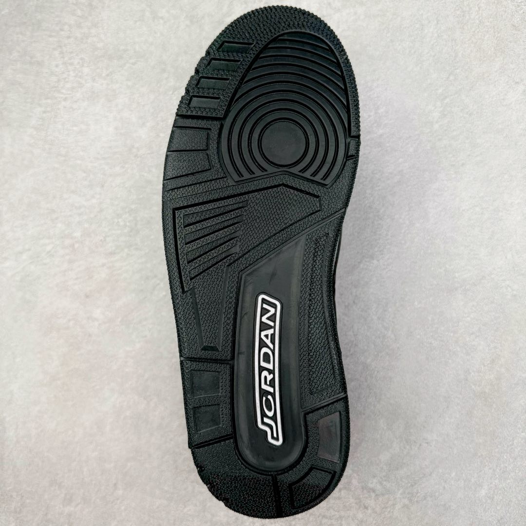 图片[9]-＃K版纯原 Air Jordan AJ3 Retro 纯黑黑猫 CT8532-001 原楦原纸板开发 确保原汁原味 原厂皮料质感色泽绝无偏差 完美中底拉帮 原厂中底钢印 原档案大底 如假白送 大底纹路 气垫通透度PU的回弹性均百分百还原 原厂电绣鞋舌飞人刺绣针数立体讲究精细欢迎对比正品原鞋 尺码：40 40.5 41 42 42.5 43 44 44.5 45 46 47.5-选品中心